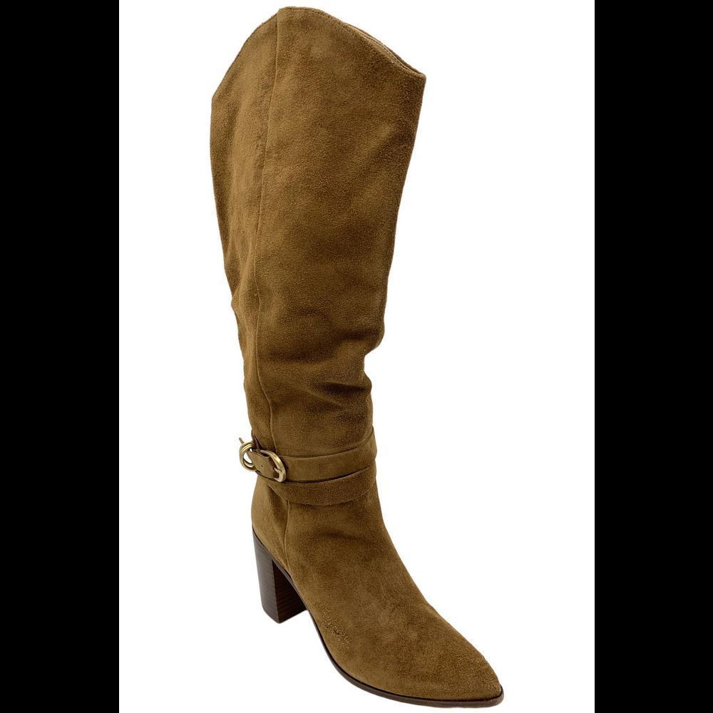 Dolce Vita Tan Suede Ankle Booties